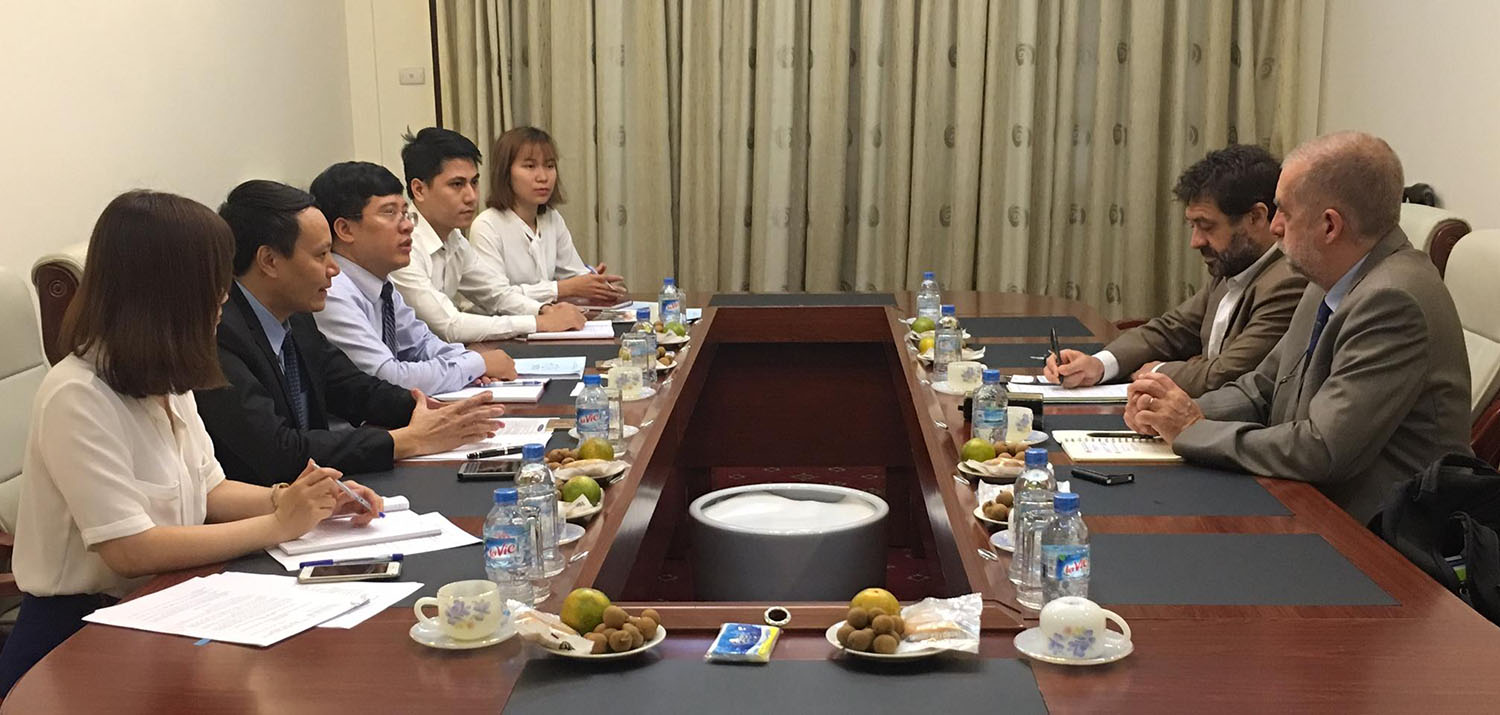 Viện Đánh giá (VISTEC) tiếp và làm việc với Tham tán Đại sứ quán Cộng hòa Pháp tại Hà Nội